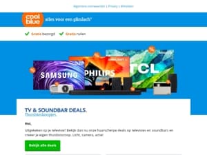 Ontdek nu onze tv & soundbar deals