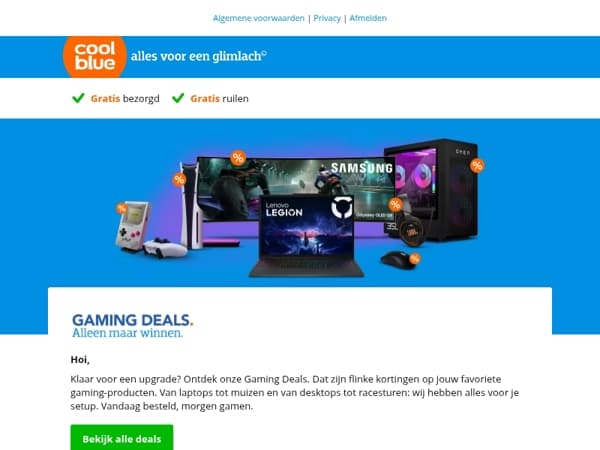 Bekijk nu alle Gaming Deals