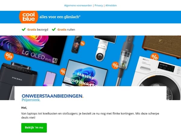 Scoor nog snel deze Onweerstaanbiedingen