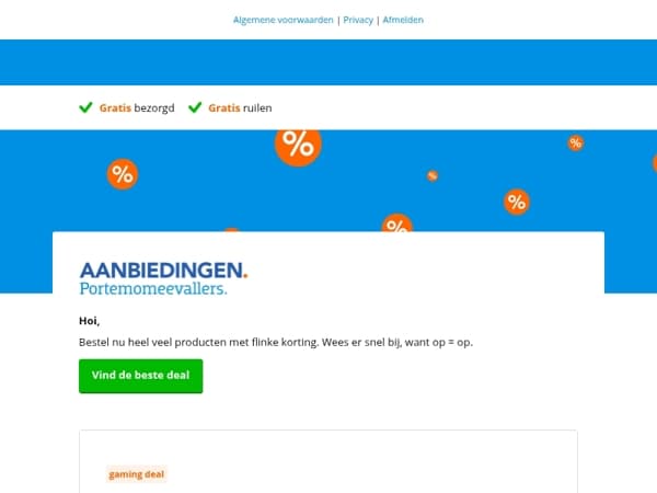 Bekijk alle nieuwe deals