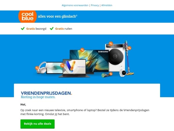 Bekijk nu onze scherpe vriendenprijzen