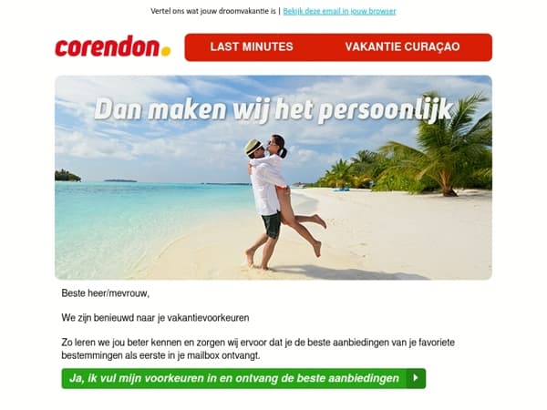 Wij willen je beter leren kennen