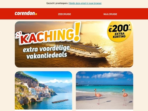 Kaching! Cruisen met korting