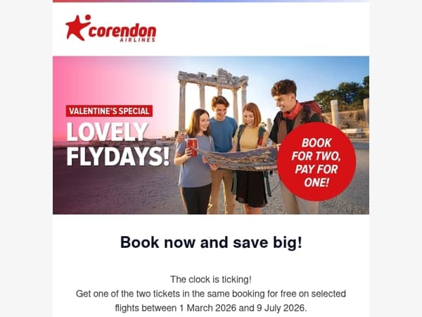 🚀 Hurry! Book 2, pay for 1