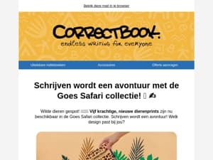 Ontdek de 5 toffe designs van de nieuwe Goes Safari collectie! 🦒🐆🐘🐍🦓