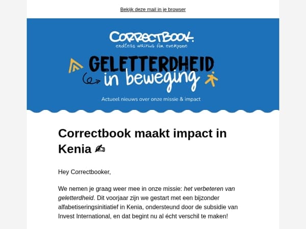 Geletterdheid in beweging: Samen maken we verschil in Kenia!