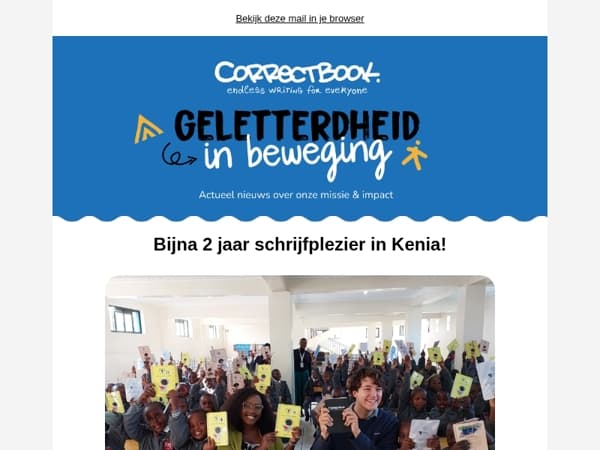 Geletterdheid in beweging: zorgen in Nederland, groei in Kenia