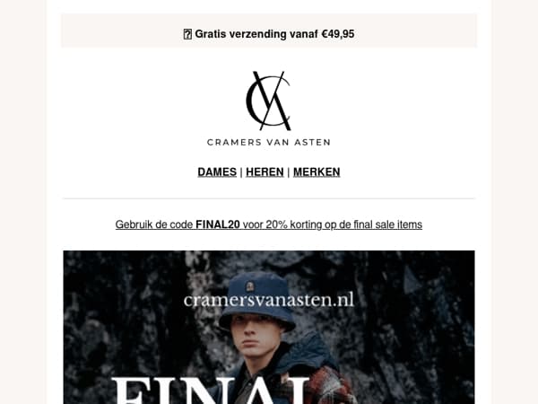 Heb jij al gebruik gemaakt van de 20% extra korting?