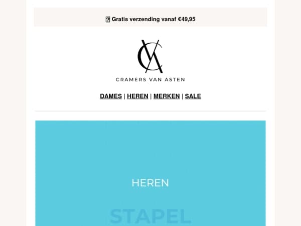 Zomerse deals & stapelkorting voor hem!☀️
