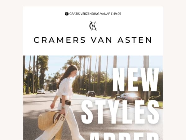 Fresh arrivals voor jouw voorjaarsgarderobe
