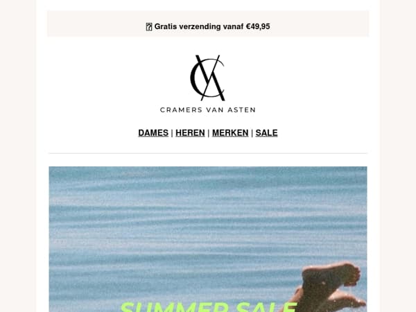 🛍️ Summersale: nu tot 50% korting!