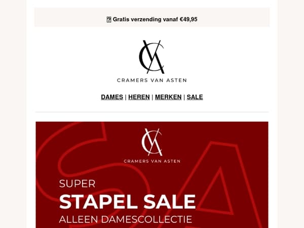 Meer shoppen, meer korting: de Stapelsale is er! 🛍️
