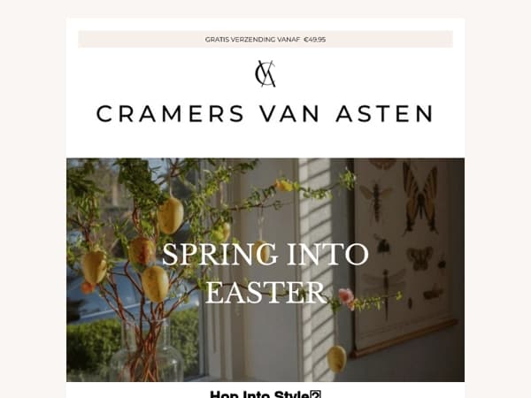 Spring into Easter - Shop nu 🌷🐣