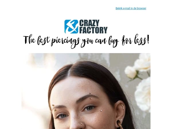 30% korting op gezichtspiercings start nu! Stoere looks, kleine prijzen 💎, !