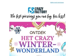 ❄️ Welkom in Crazy winter-wonderland,