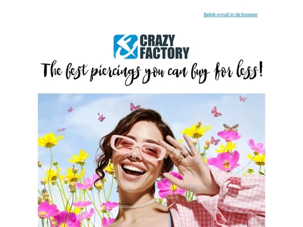 Lente-piercings: lichter, helderder, beter 🌷, !