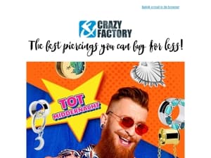 ⏰ Laatste dag: tot 70% korting op tunnels en plugs, 