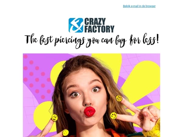 👉 Wees als eerste bij onze nieuwste piercing drops, 