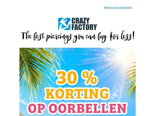 🔥 30% korting op oorbellen voor een zomerse stack die eruitziet alsof hij dubbel zoveel kost, 