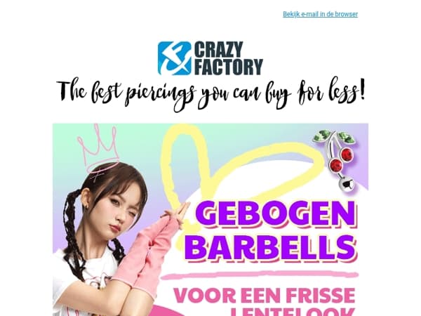 🌺 Gebogen staafjes gemaakt voor de lente, 