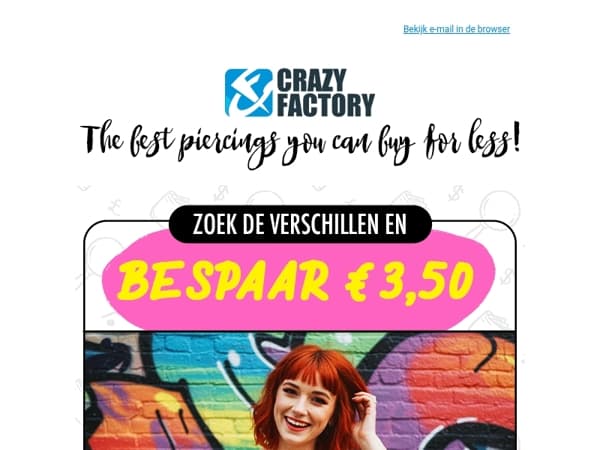 🔎 Los het op en bespaar € 3,50, 