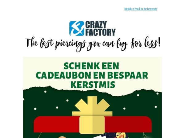 💌 20% korting op vouchers tot Kerstmis, 