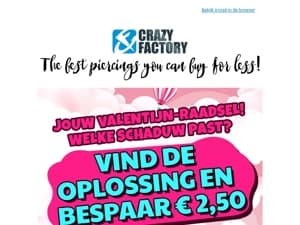 🔎 Los dit mysterie op en verdien € 2,50, 