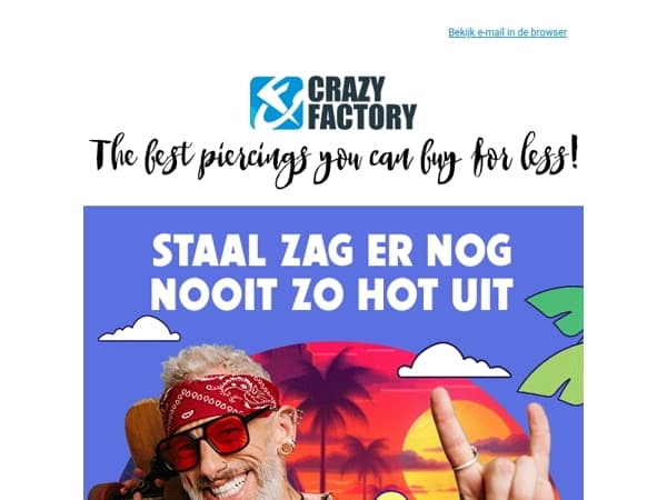 🔥 Piercingprijzen zijn zojuist gesmolten: 25% korting op stalen piercings, 