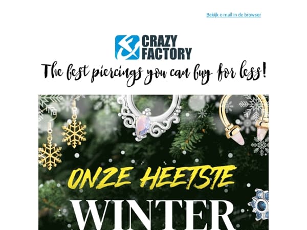 ❄️ IJzige winterpiercings die perfect bij het seizoen passen, 