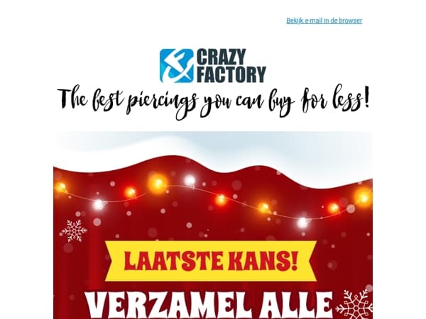 📢 Laatste dag om je gekke cadeaus uit te pakken (en €4 te besparen), !