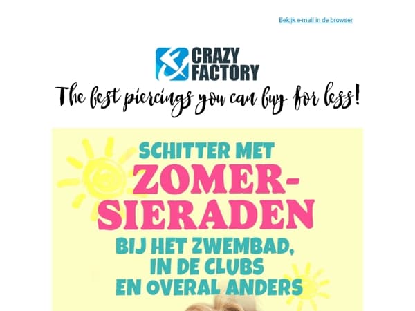 ☀️ Maak kennis met de ultieme Crazy Factory zomer survival kit, 