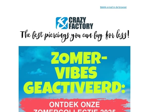 ⛱️ De zomer 2025 begint vroeg, 