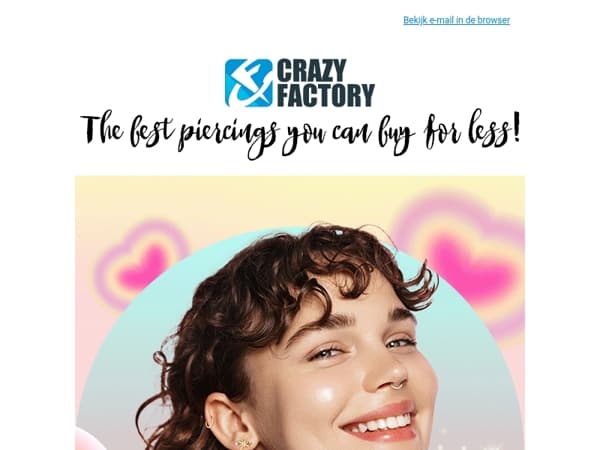 ✨ 25% korting op goud & roségoud — jouw piercing glow-up begint nu, !