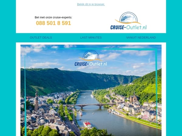 Ontdek verrassende bestemmingen bij Cruise-Outlet.nl!