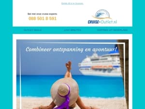 Combineer ontspanning en avontuur tijdens een cruisevakantie!