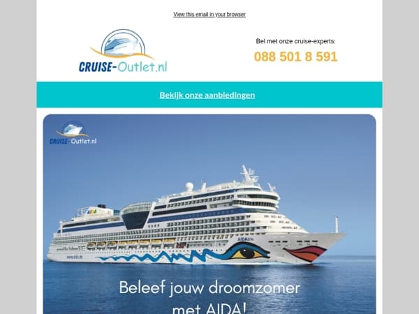 Zon, zee en voordeel met AIDA!