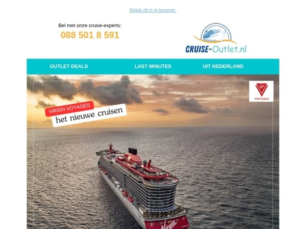 Het nieuwe cruisen met Virgin Voyages