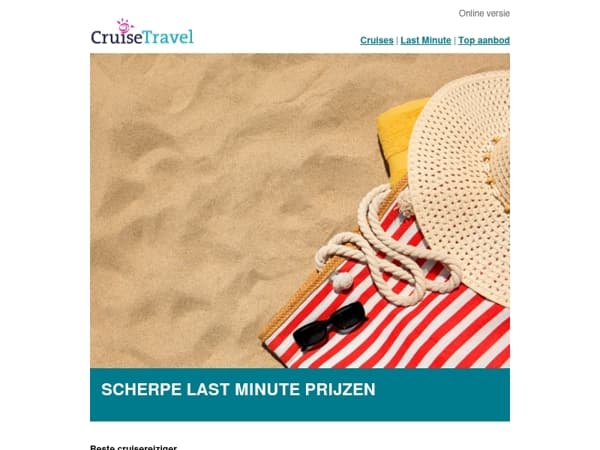 Vakantiekriebels? Profiteer van scherpe Last Minute prijzen