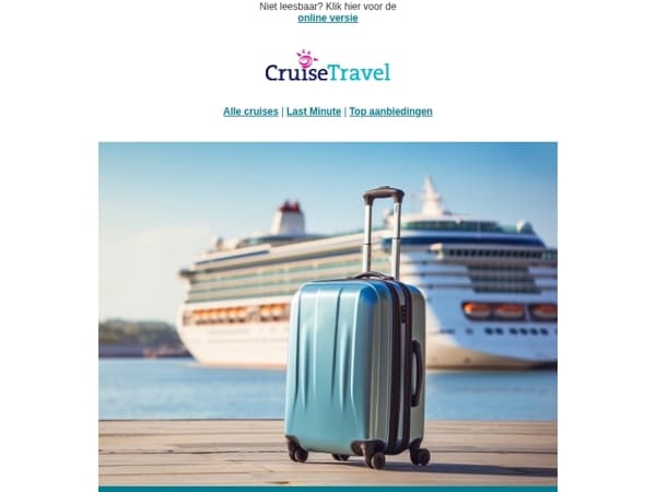 Pakketreizen: cruises inclusief vluchten