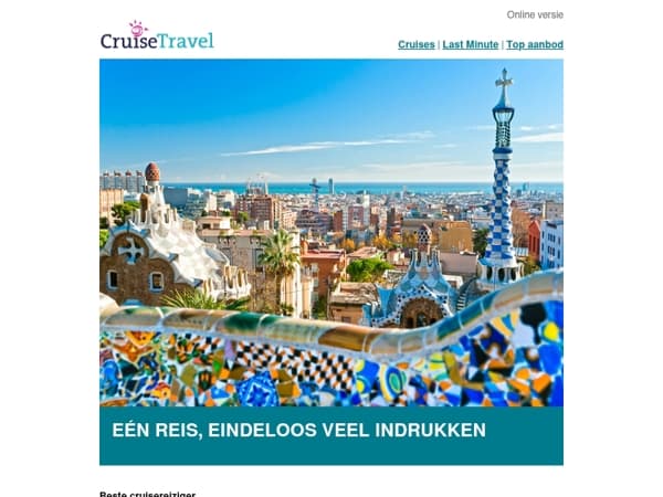 Van historische steden tot tropische eilanden: reizen was nog nooit zo ontspannen