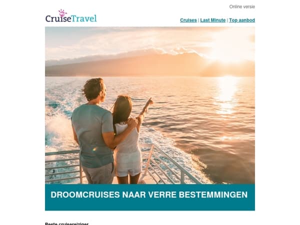 Droomcruises naar verre bestemmingen