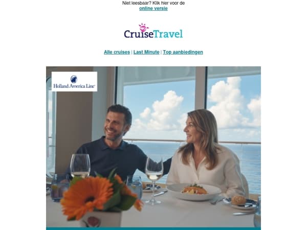 Uitnodiging: Kom naar het Holland America Line event