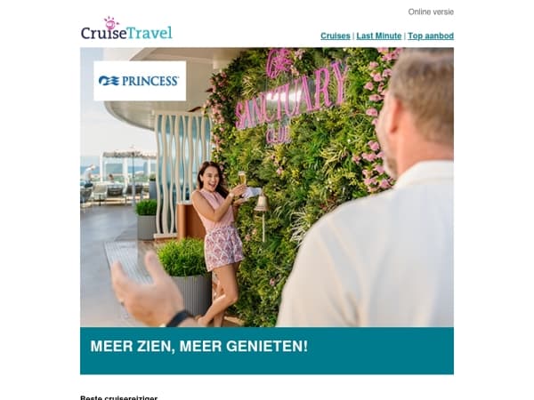 Meer zien, meer genieten met Princess Cruises