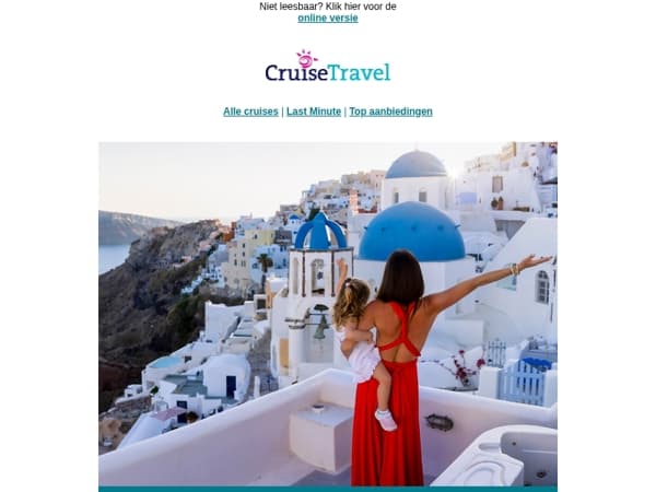 Cruises speciaal voor u samengesteld