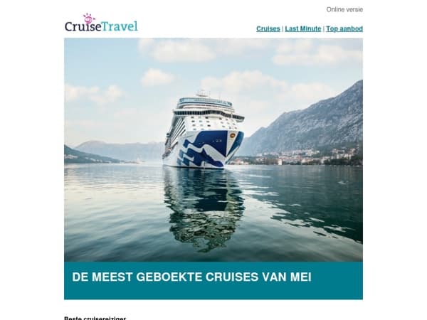 Deze cruises verdienen een plek op uw bucketlist