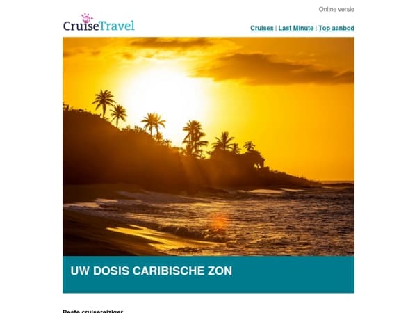 Uw dosis Caribische zon