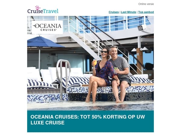 Ontdek de wereld met Oceania Cruises met korting