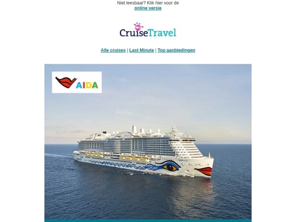 Droomvakanties beleeft u met AIDA