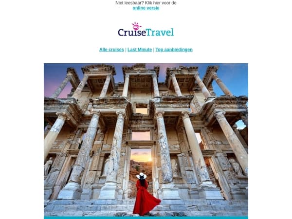 Grijp uw kans! Boek nu een van de populairste cruises van dit moment