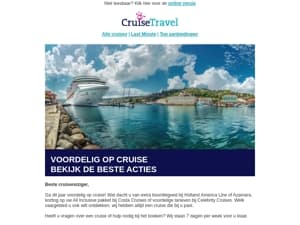 Voordelig op cruise, bekijk de beste acties!
